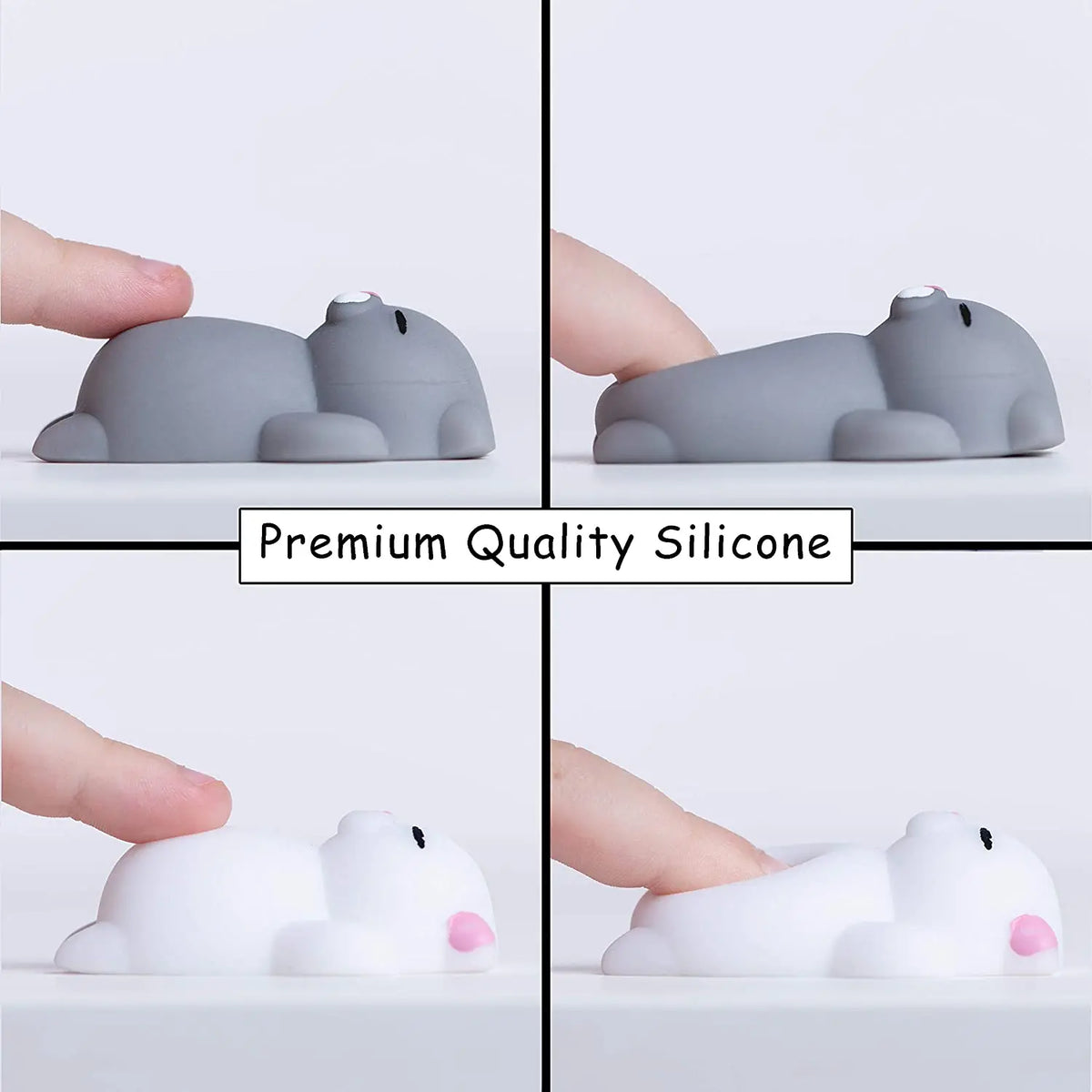 Mochi Squishy Cat Paw 5Pcs Kawaii Fidget Toy Stress Relief Squeeze Toy for Kids Adults Birthday Party Gift Goodie Bag Stuffer