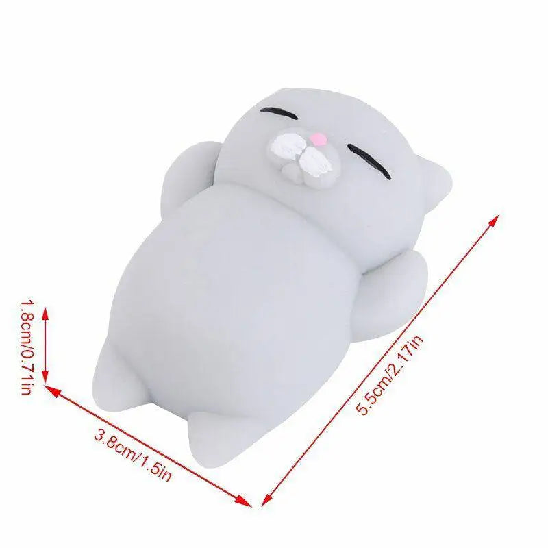 Mochi Squishy Cat Paw 5Pcs Kawaii Fidget Toy Stress Relief Squeeze Toy for Kids Adults Birthday Party Gift Goodie Bag Stuffer