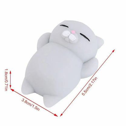 Mochi Squishy Cat Paw 5Pcs Kawaii Fidget Toy Stress Relief Squeeze Toy for Kids Adults Birthday Party Gift Goodie Bag Stuffer